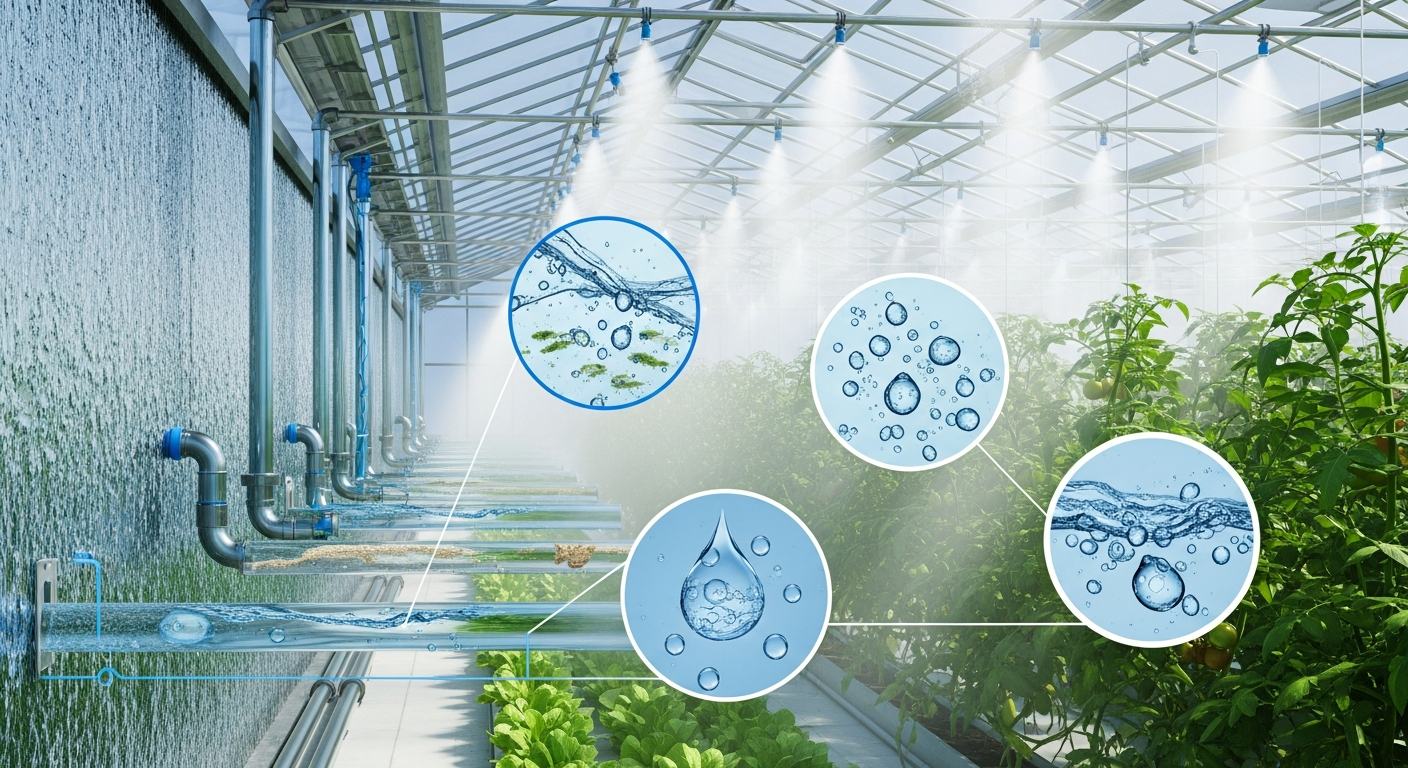 Best water quality for greenhouse misting and cooling pads