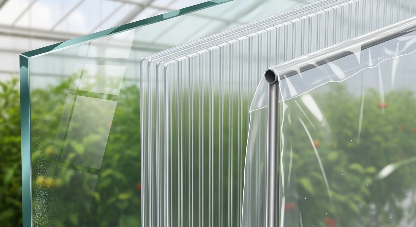 Comparing Glazing Materials: Glass vs. Polycarbonate vs. Film