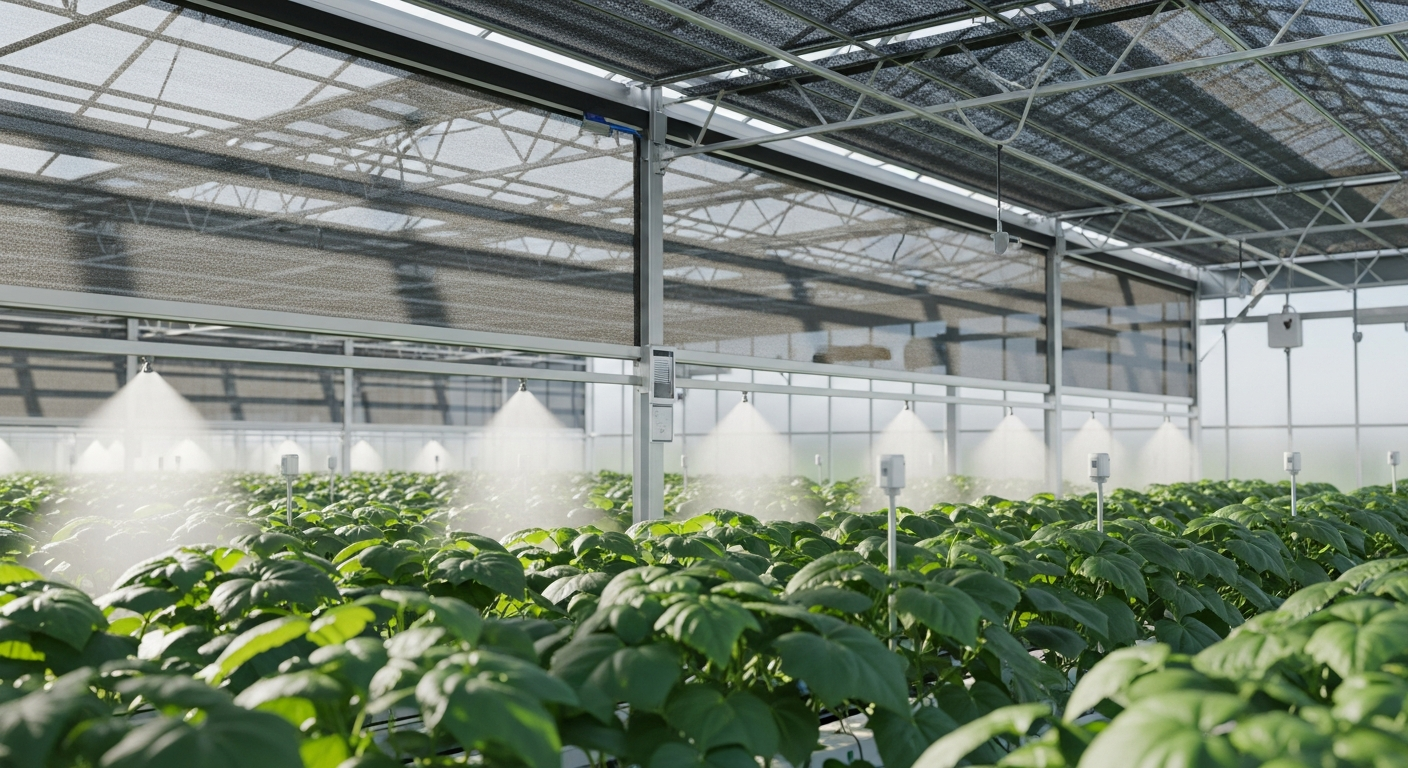 How Shading Systems Influence Transpiration and Humidity Levels