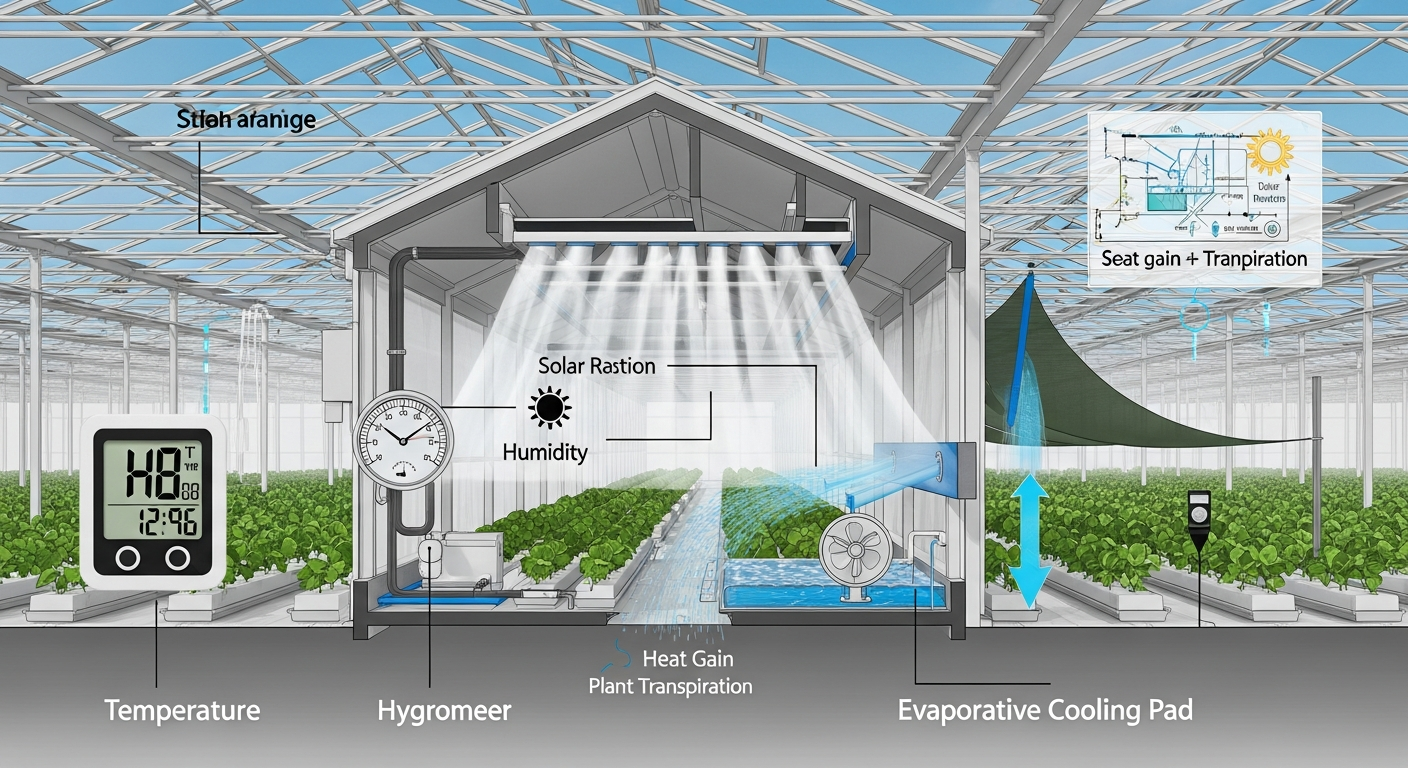 How to calculate the cooling capacity needed for your greenhouse