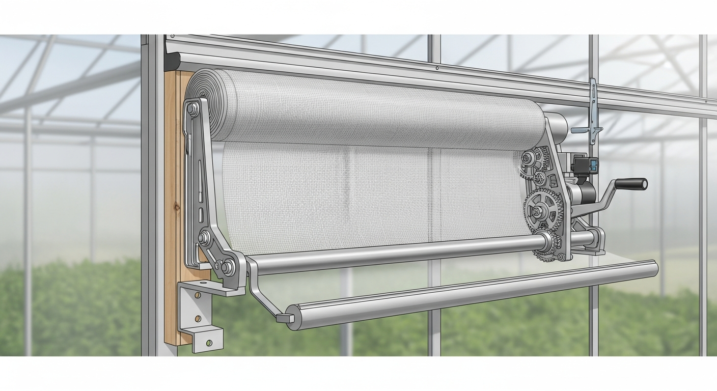 How to install roll-up side curtains for natural cooling