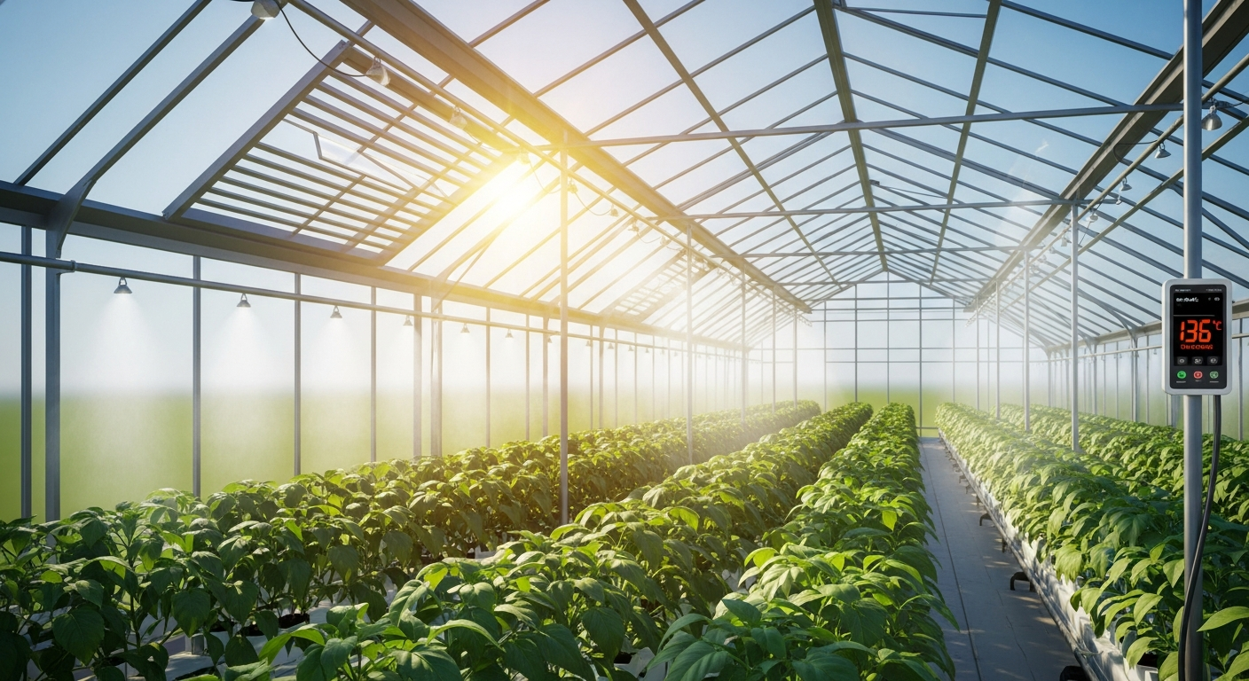 How to manage greenhouse temperature spikes in early spring