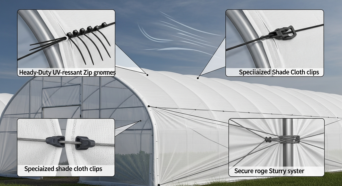How to secure shade cloth against high winds