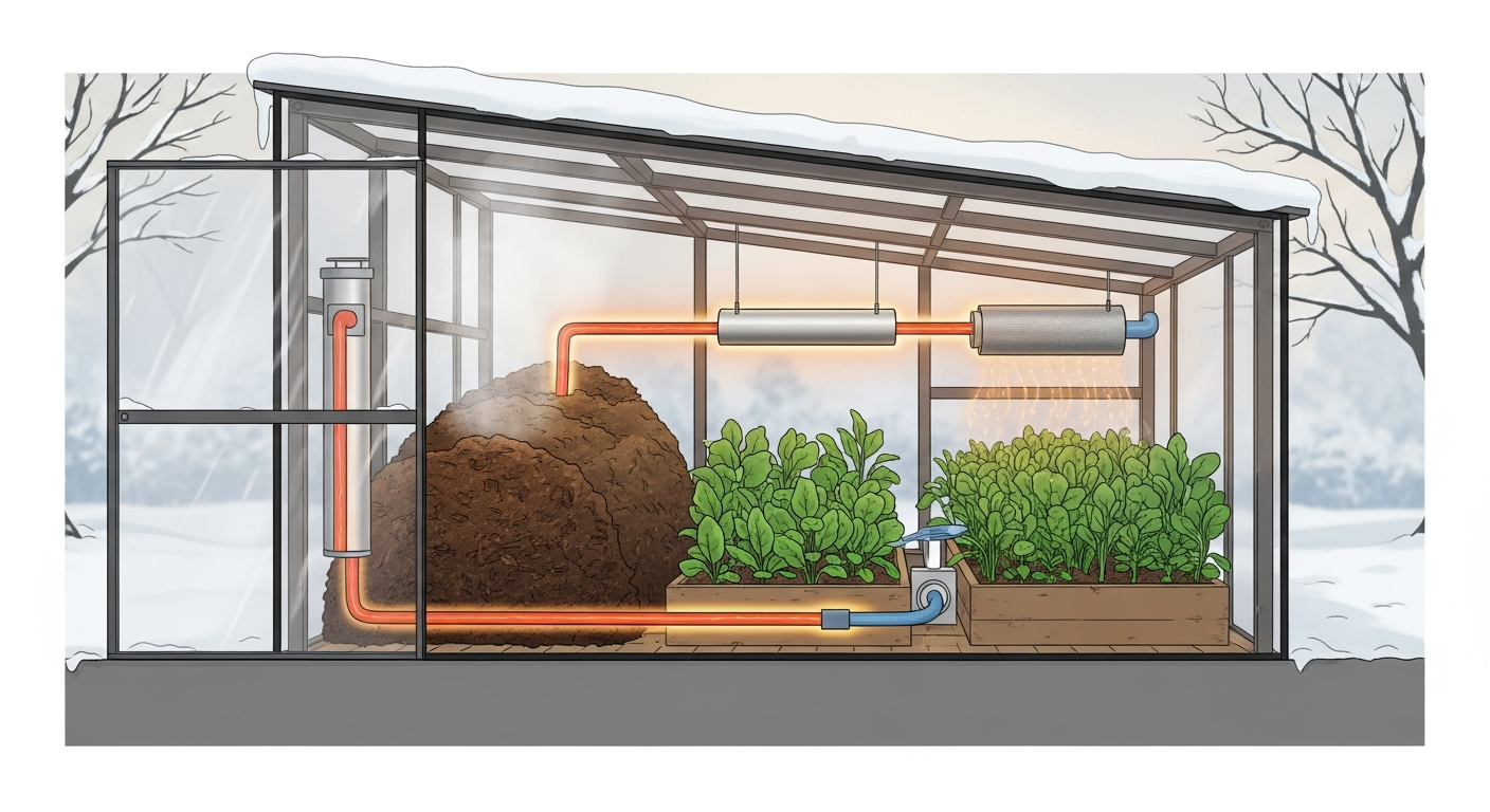 How to Use Compost Heat for Natural, Off-Grid Winter Warming