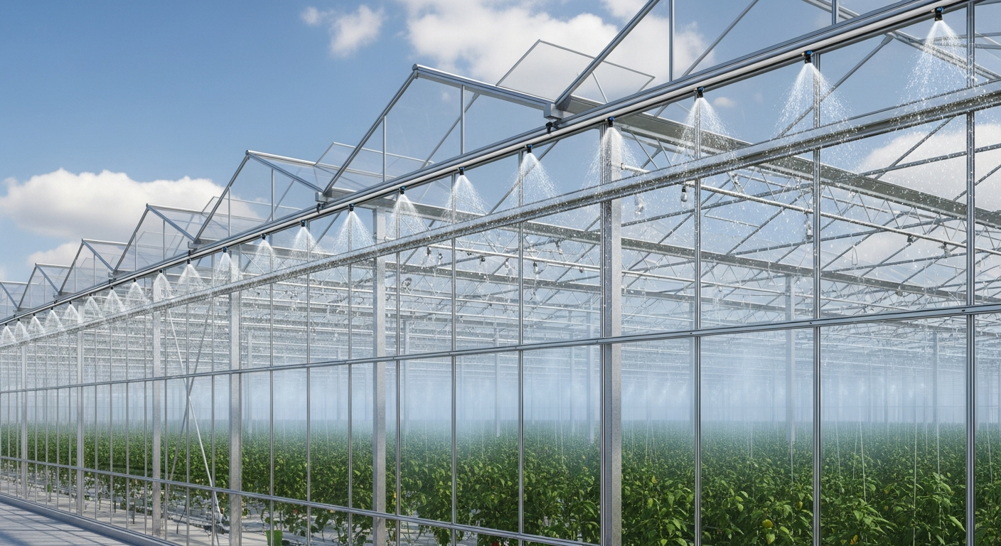 How to use external water sprays for peak-hour cooling