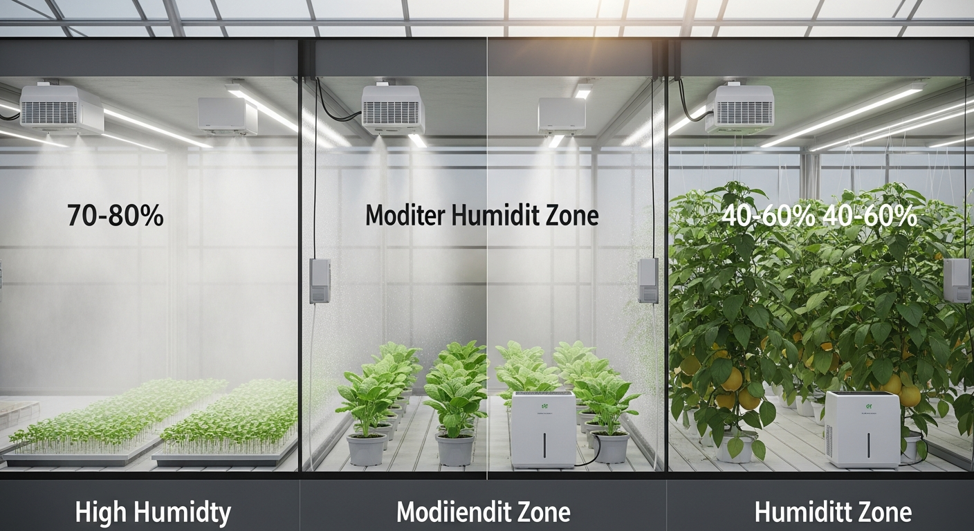 Humidity Requirements for Different Growth Stages: Seedling to Harvest