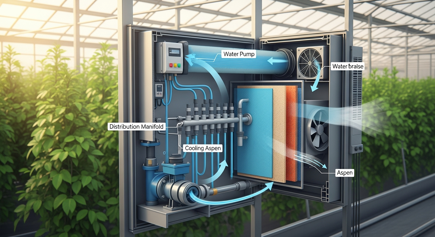 Maintenance guide for greenhouse evaporative cooling systems