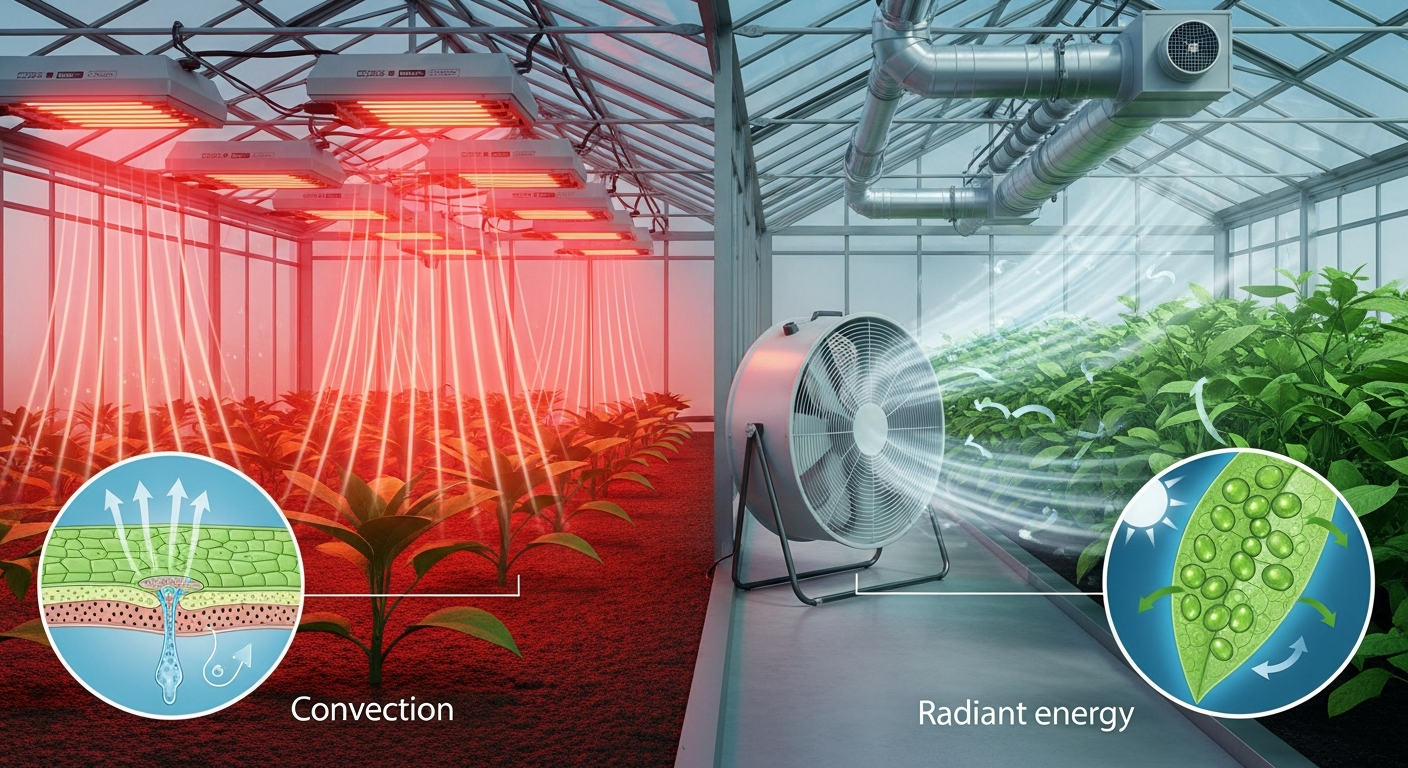 Radiant vs. Convective Heating: The Science of How Plants Feel Heat