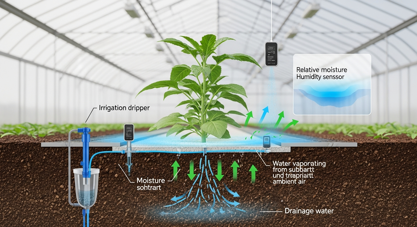 Substrate Moisture Management and Its Effect on Ambient Air