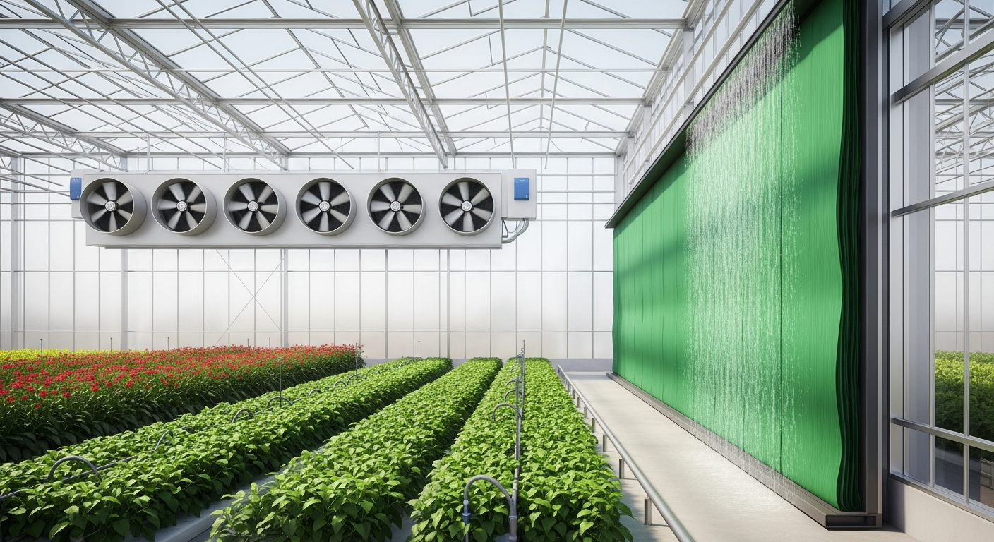 The benefits of pad and fan systems for commercial-scale greenhouses