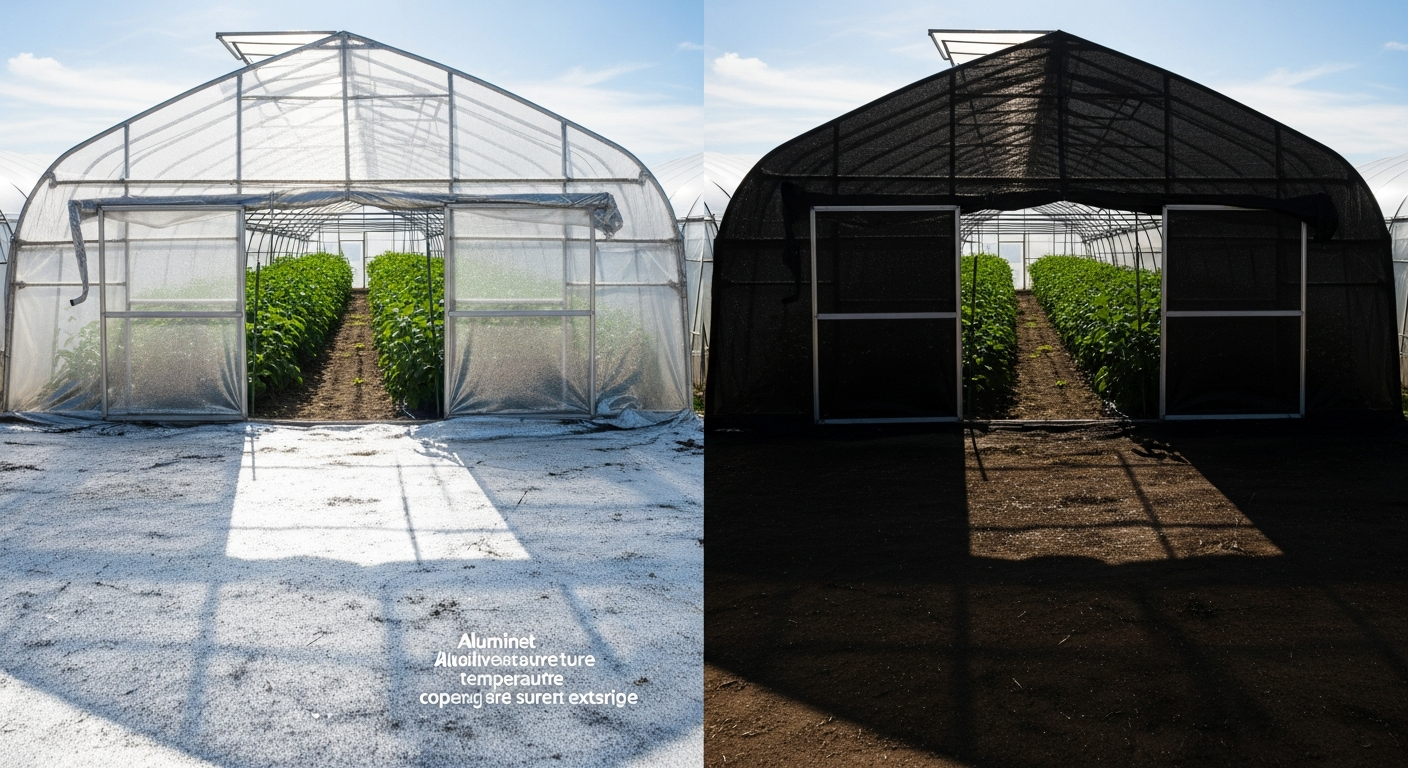 The benefits of using aluminet shade cloth vs black shade cloth