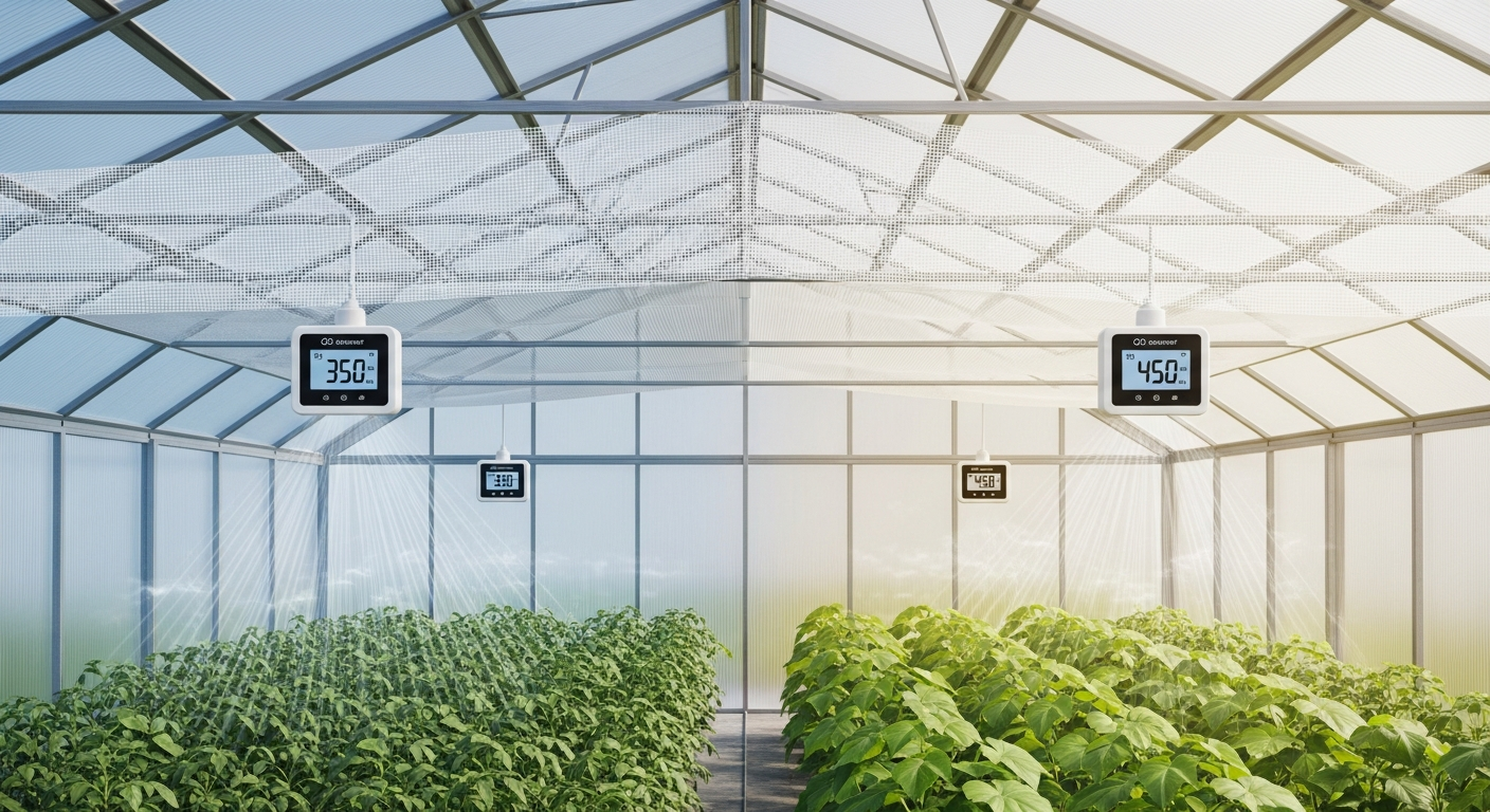 The effect of shade cloth on greenhouse CO2 concentration