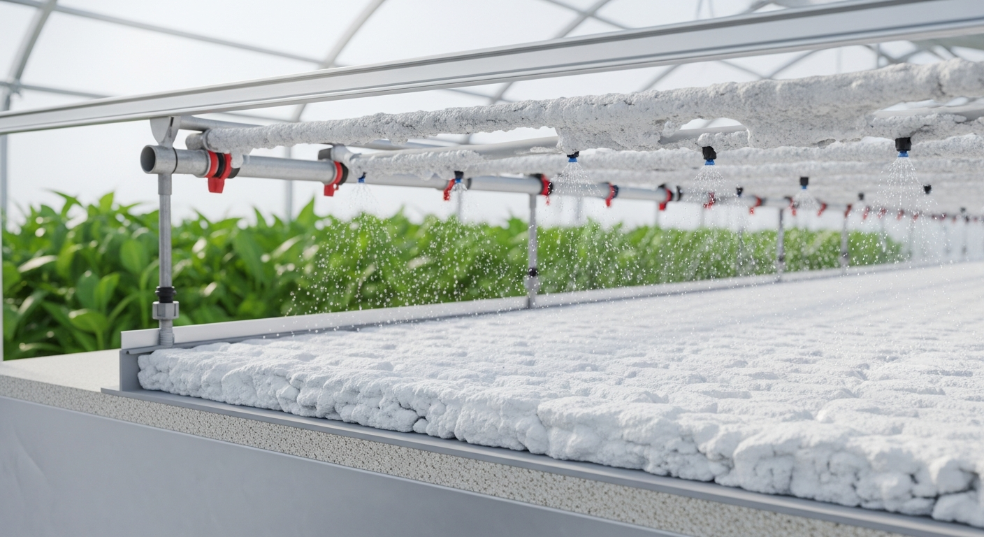 The impact of hard water on greenhouse cooling equipment