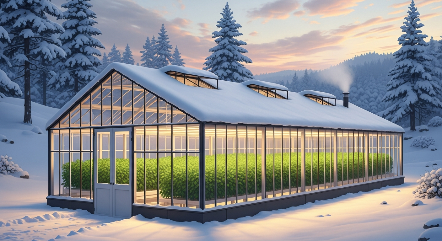 The Insulating Power of Snow: Benefits and Risks for Your Greenhouse