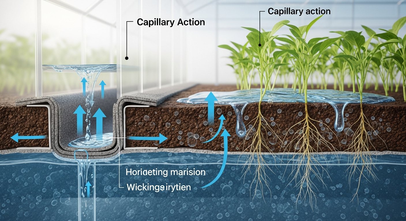 The Physics of Capillary Action: Managing Bottom-Up Irrigation Systems