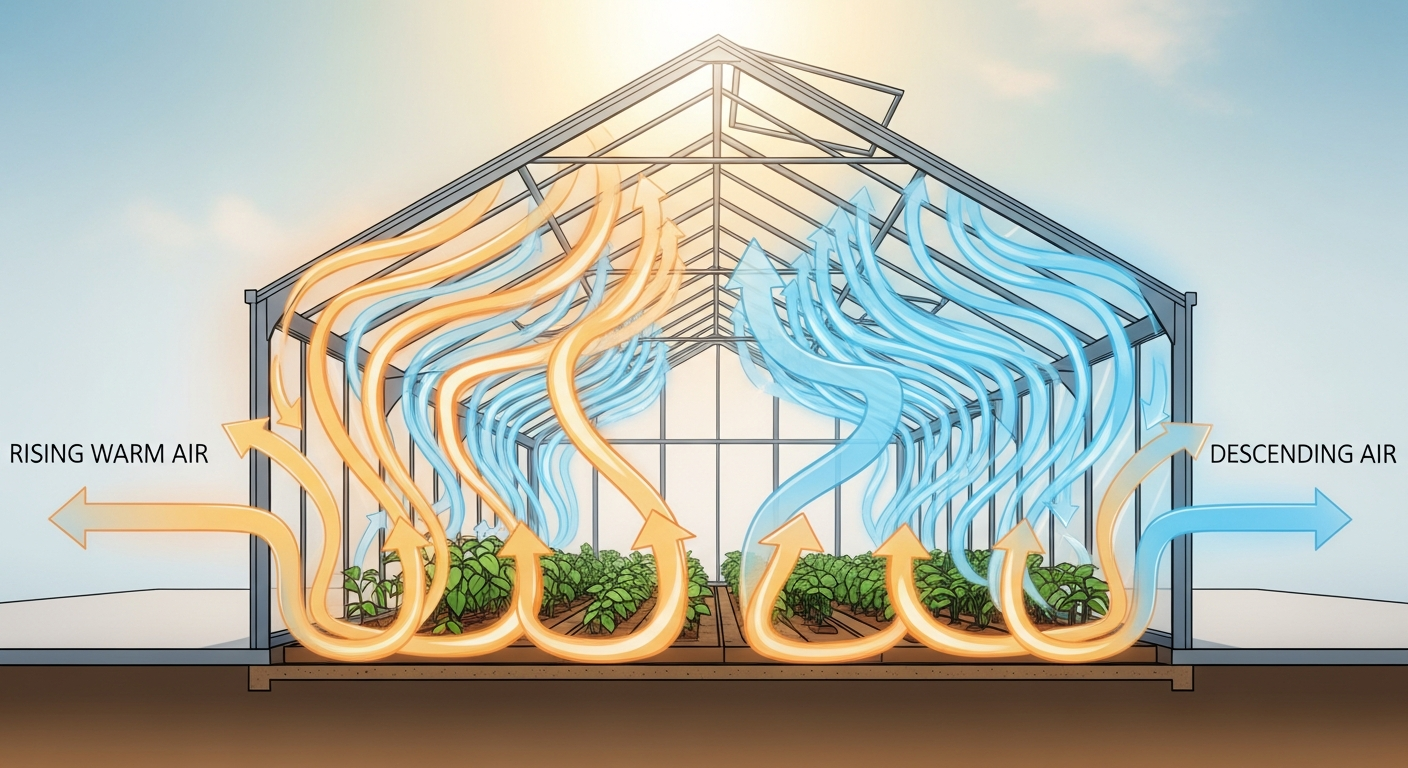 The Physics of Convection: Why Heat Distribution Matters in a Greenhouse