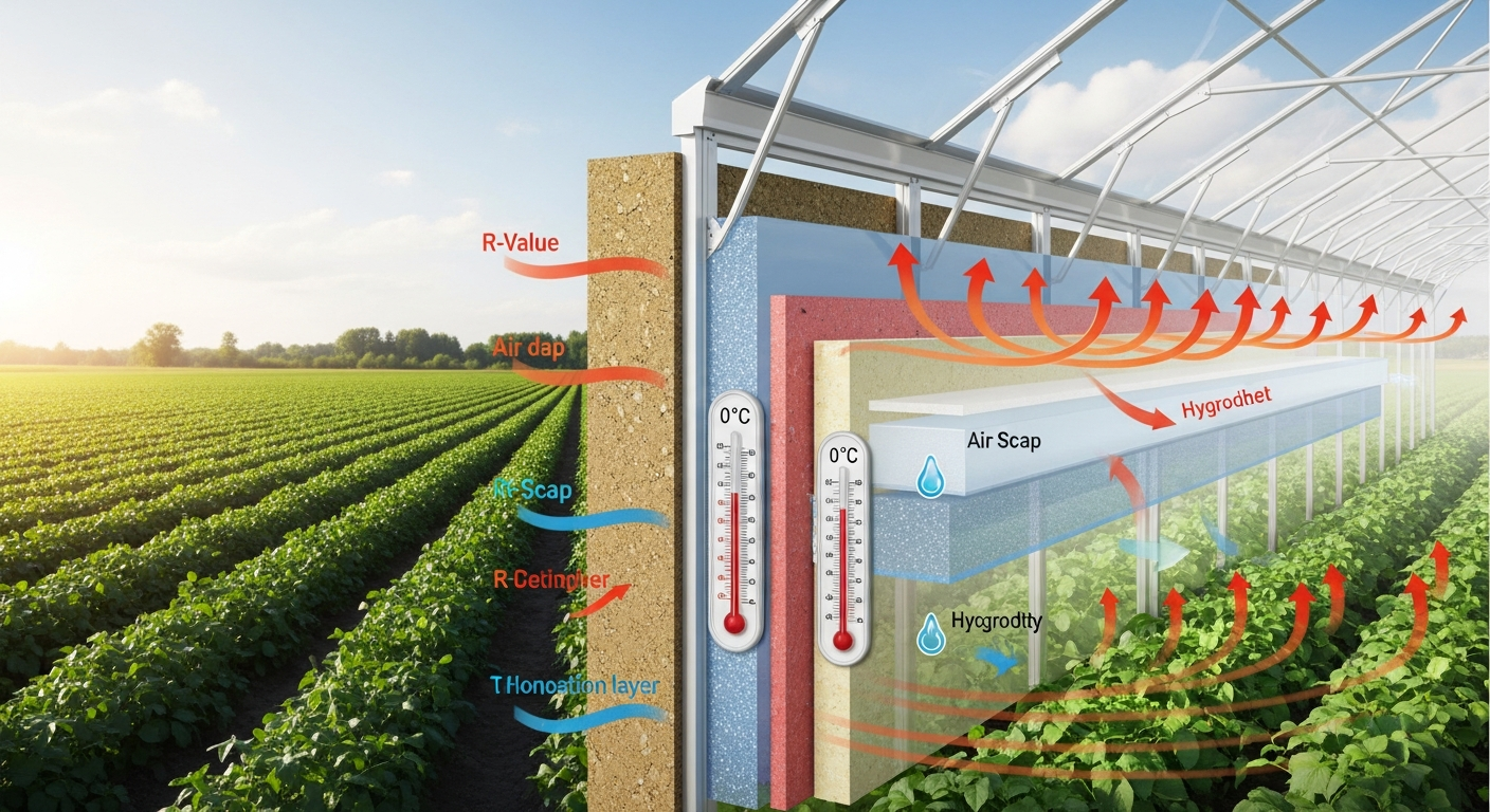 The Physics of R-Value: Understanding Insulation Efficiency in Greenhouses