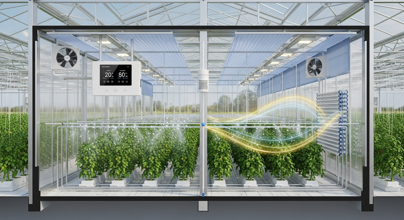 The Relationship Between CO2 Enrichment and Greenhouse Temperature