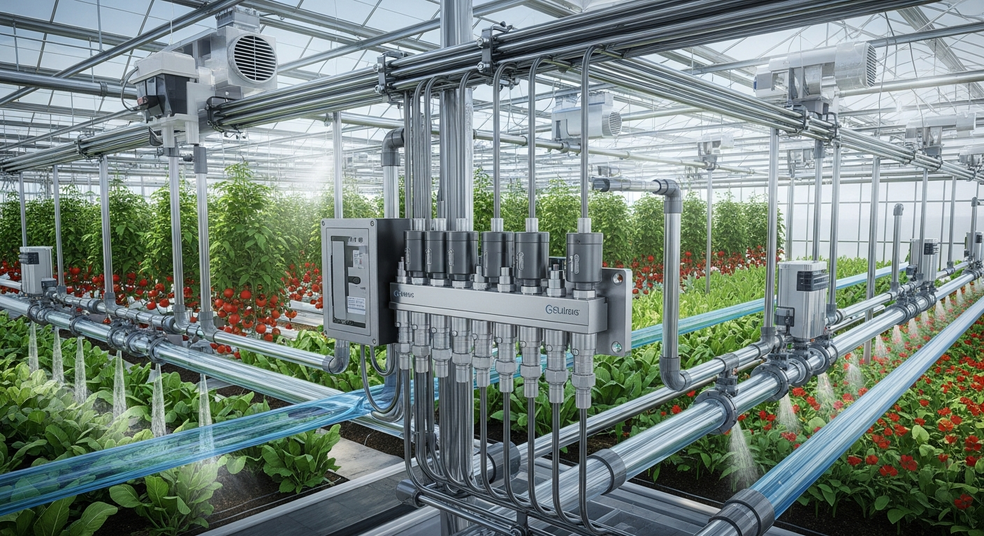 The Role of Solenoid Valves in Multi-Zone Greenhouse Irrigation