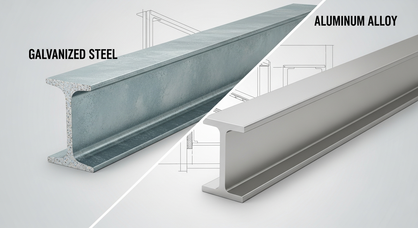 Comparing Structural Frames: Galvanized Steel vs. Aluminum Alloys