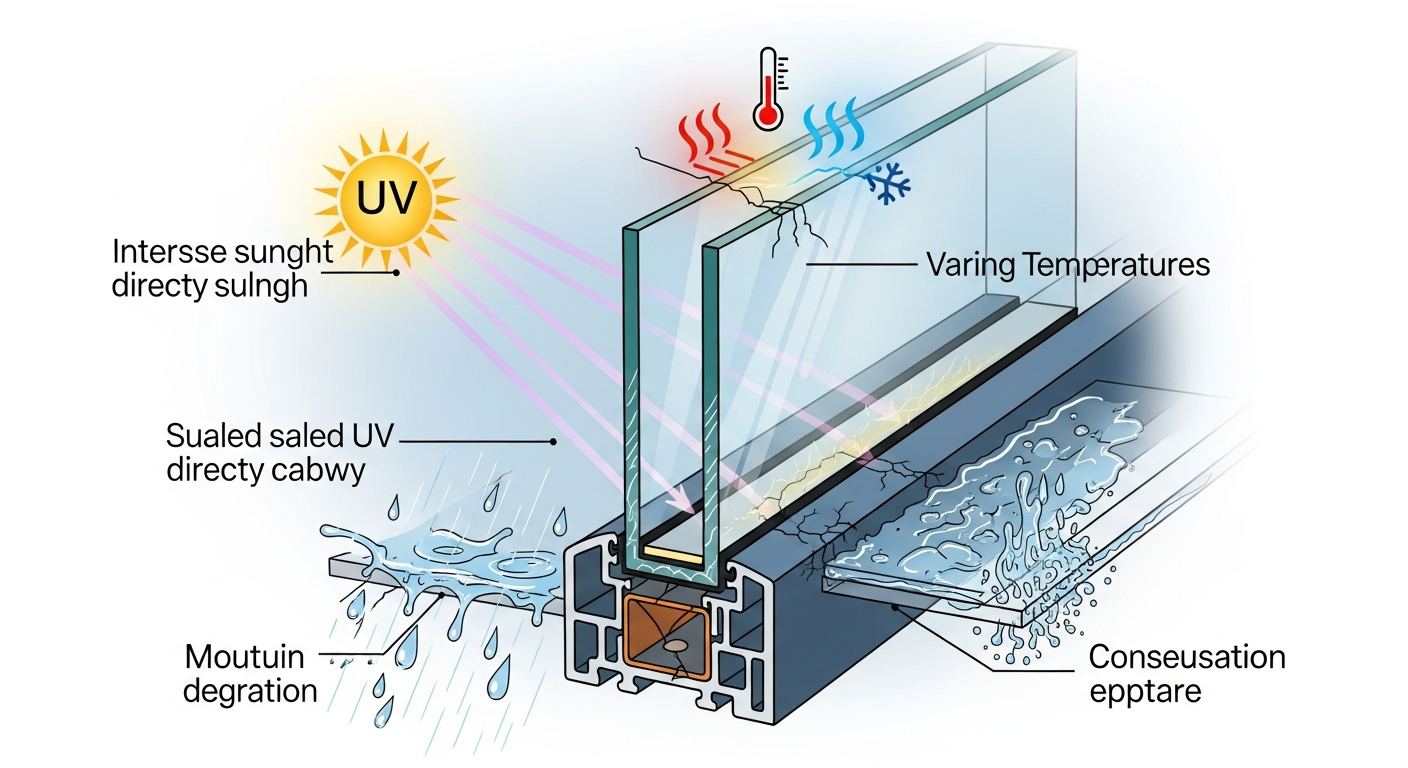 Degradation Factors: How Environmental Stress Affects Glazing Performance