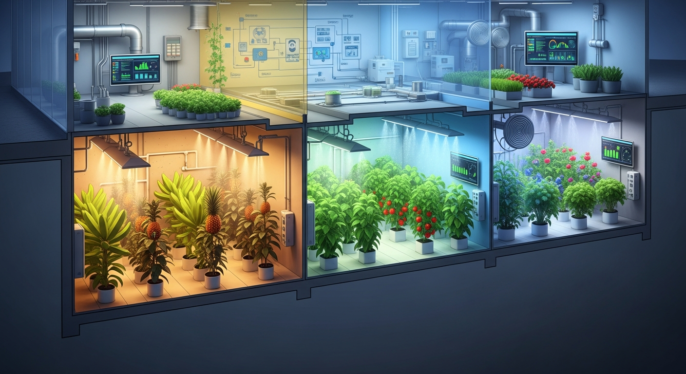 Designing Multi-Zone Systems for Diverse Crop Climate Requirements