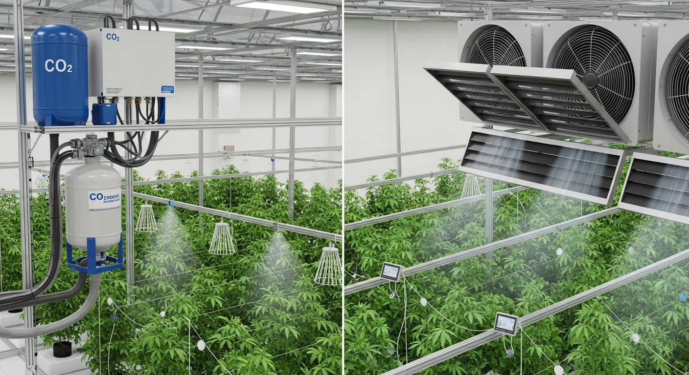 Integrating CO2 Enrichment Systems with Automated Ventilation Cycles