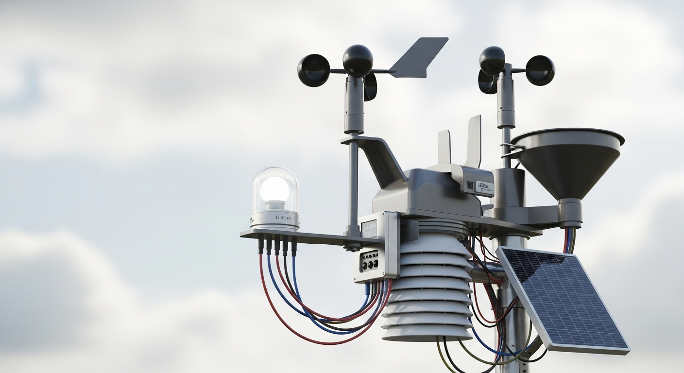 Integrating Light Sensors with External Weather Stations for Precision Control