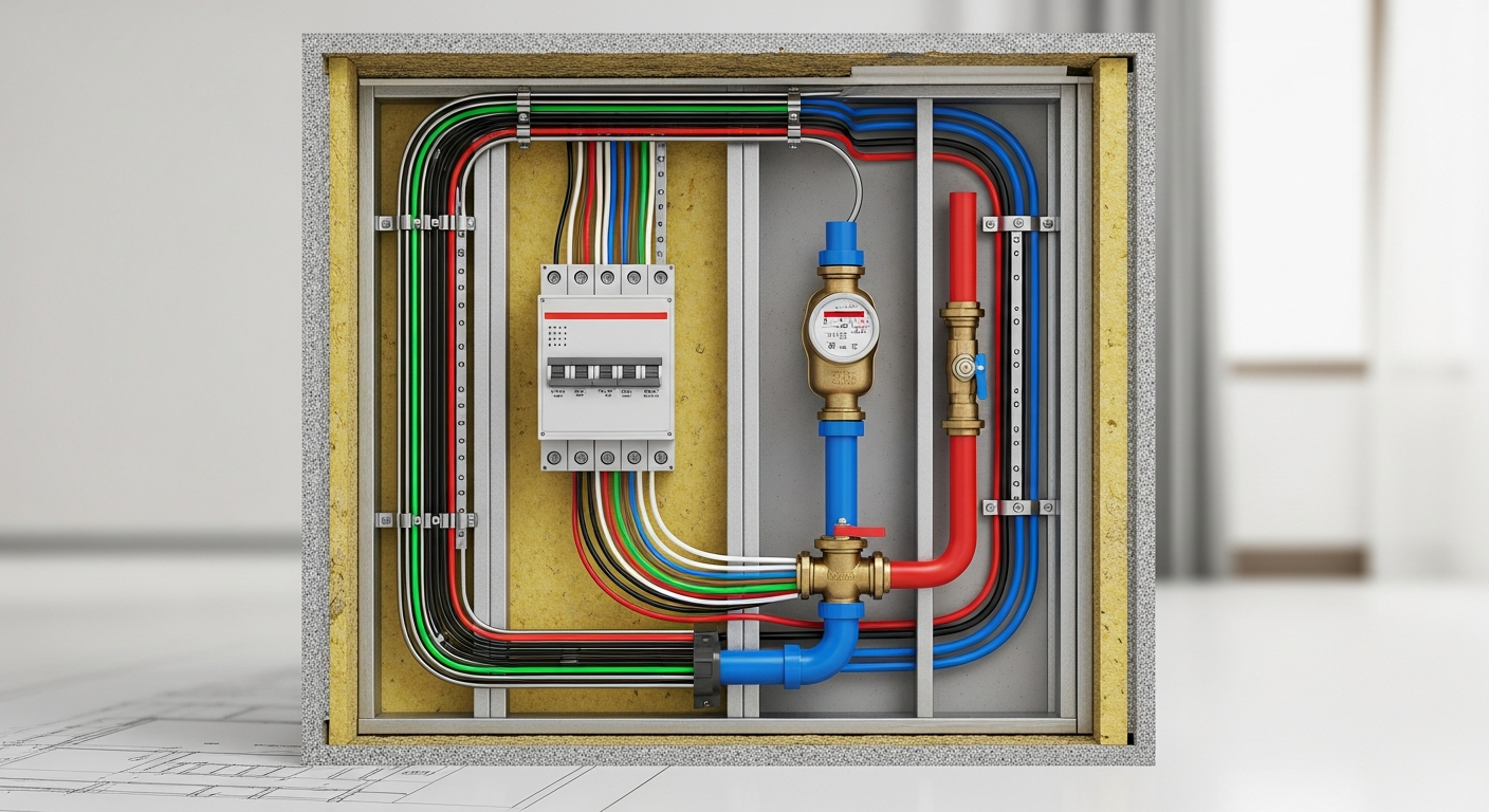 Integrating Utility Infrastructure: Electrical and Water Access in Builds