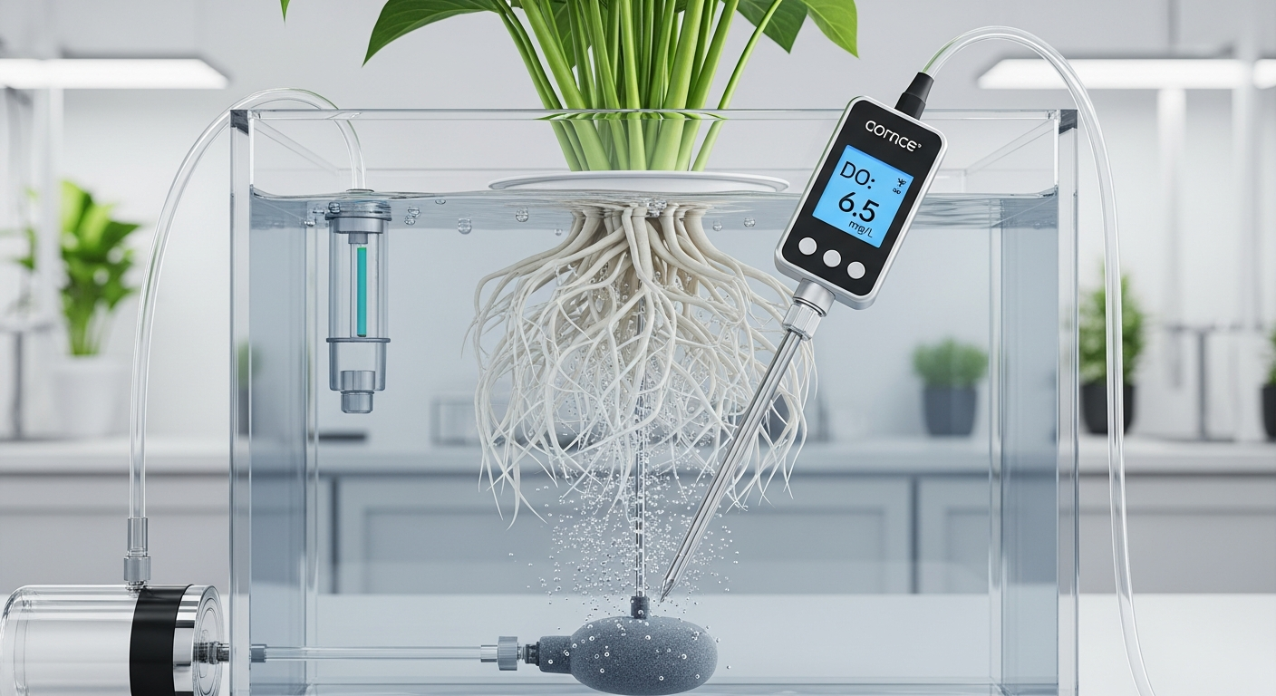 Monitoring Oxygen Levels in Hydroponic Solutions for Root Health