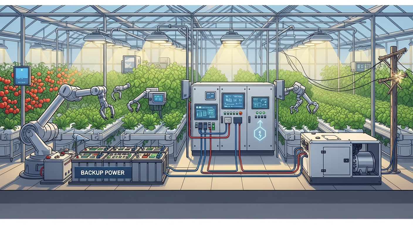 The Role of Backup Power Systems in Protecting Automated Greenhouse Setups