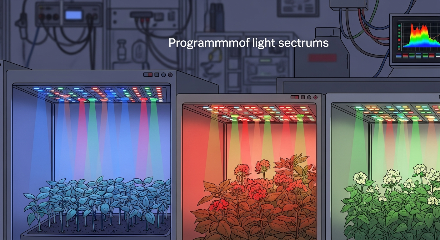 The Science of Light Recipes: Programmable Spectrums for Specific Growth Stages