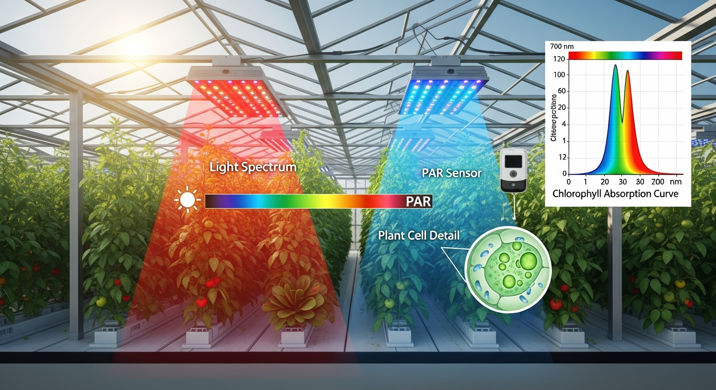 The Science of Photosynthetically Active Radiation (PAR) in Greenhouses