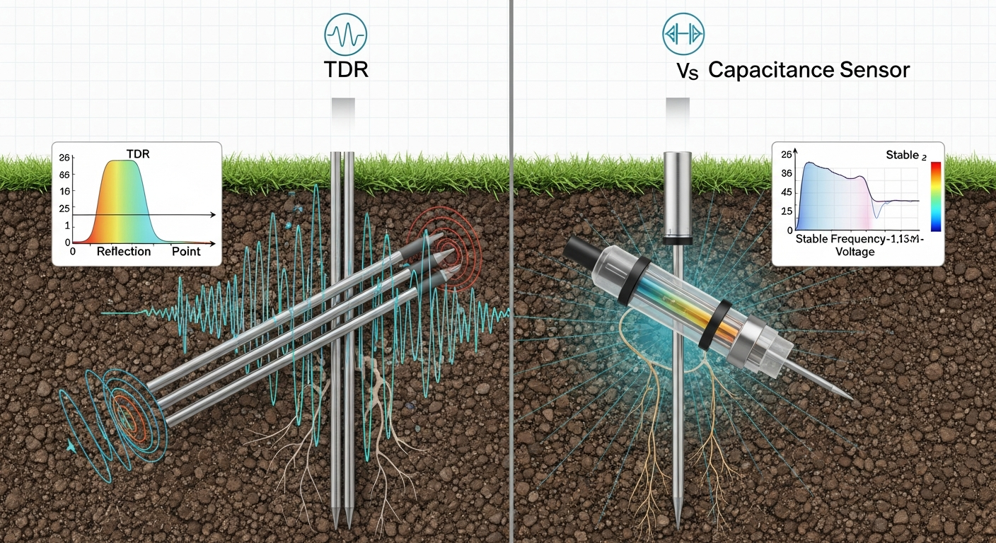 Understanding Soil Moisture Sensors: TDR vs. Capacitance Technology